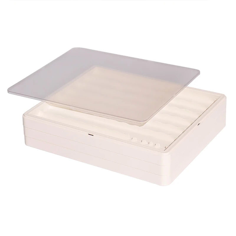 Three Layer Keycap Storage With Frosted Lid