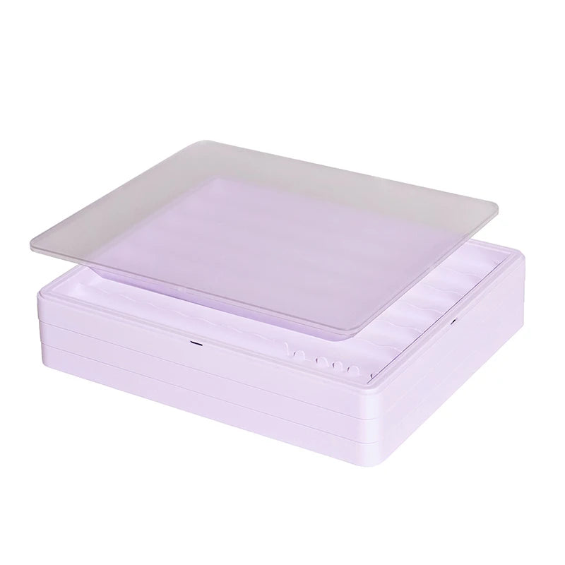 Three Layer Keycap Storage With Frosted Lid