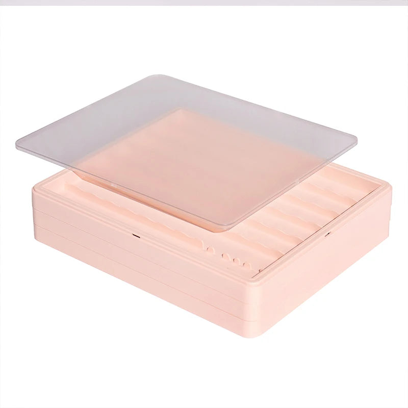 Three Layer Keycap Storage With Frosted Lid